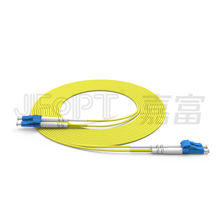 Duplex LC- LC Fiber Patch Cord 2.0mm 3.0mm Single Mode OS2 Kabel Serat Optik Zipcord