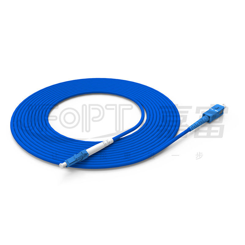 Uni Tube Simplex Duplex Armored Fiber Patch Cord Benang Aramid Diperkuat