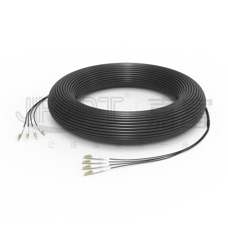 OD 7.0-9.0mm Breakout Fiber Cable Base Station Cable Kabel Sub 2.0mm Dengan SC / UPC