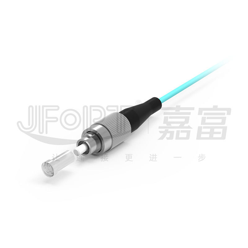 FC / ST Pra Dihentikan Kabel Fiber Optic Breakout Patch Cord 12 Cores Pulling Eye Kit