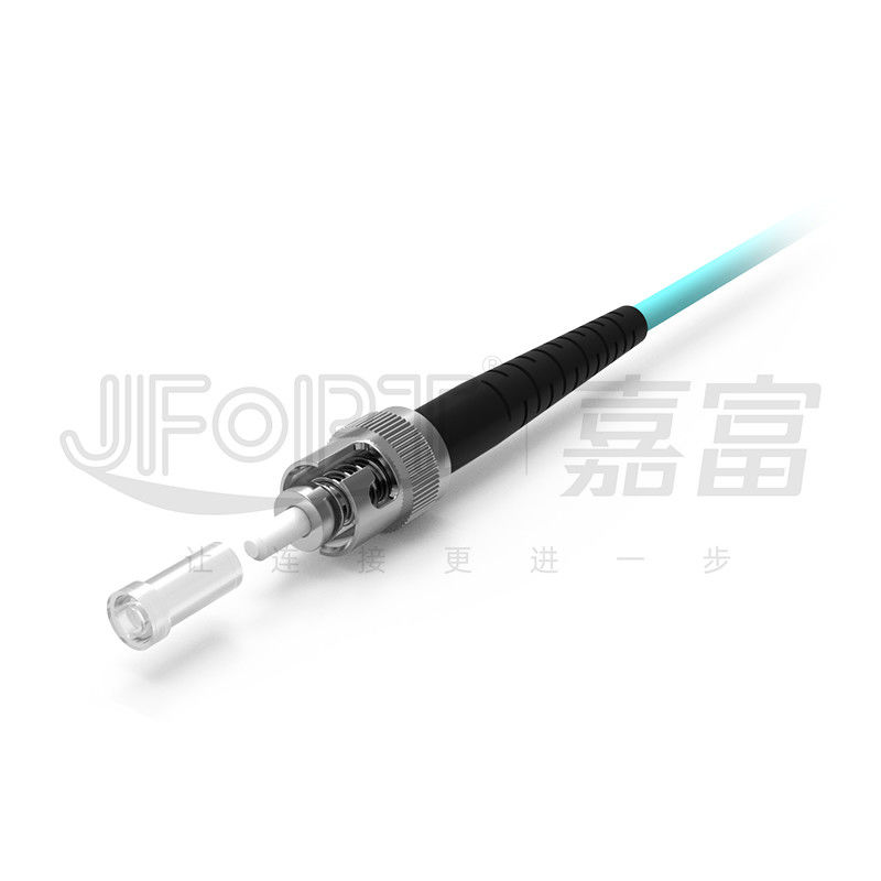FC / ST Pra Dihentikan Kabel Fiber Optic Breakout Patch Cord 12 Cores Pulling Eye Kit