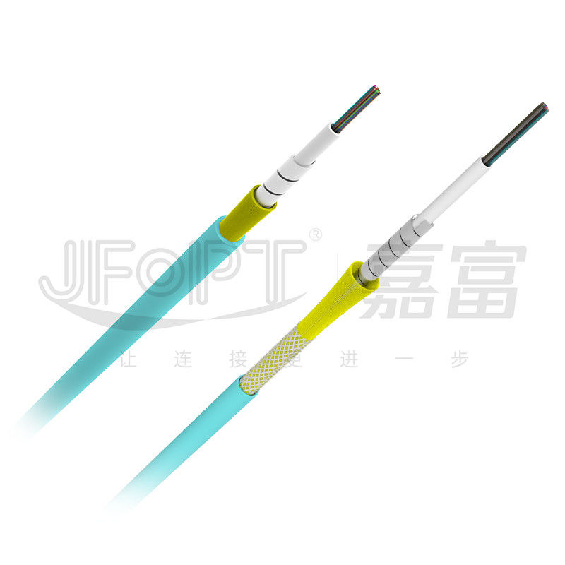 Kabel Batang Lapis Baja MPO 12 Serat Kabel Mini Lapis Baja OM3 OM4 OM5