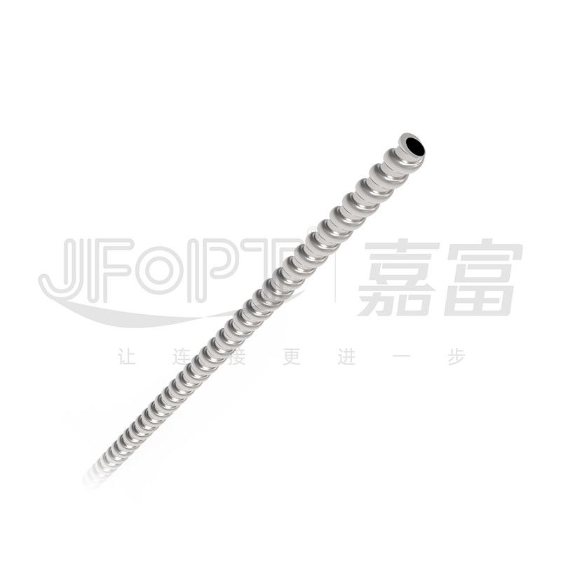 201 304 SS Kabel Serat Optik Lapis Baja Dalam Ruangan Dampak Tahan Tekuk Tarik Untuk Furkasi