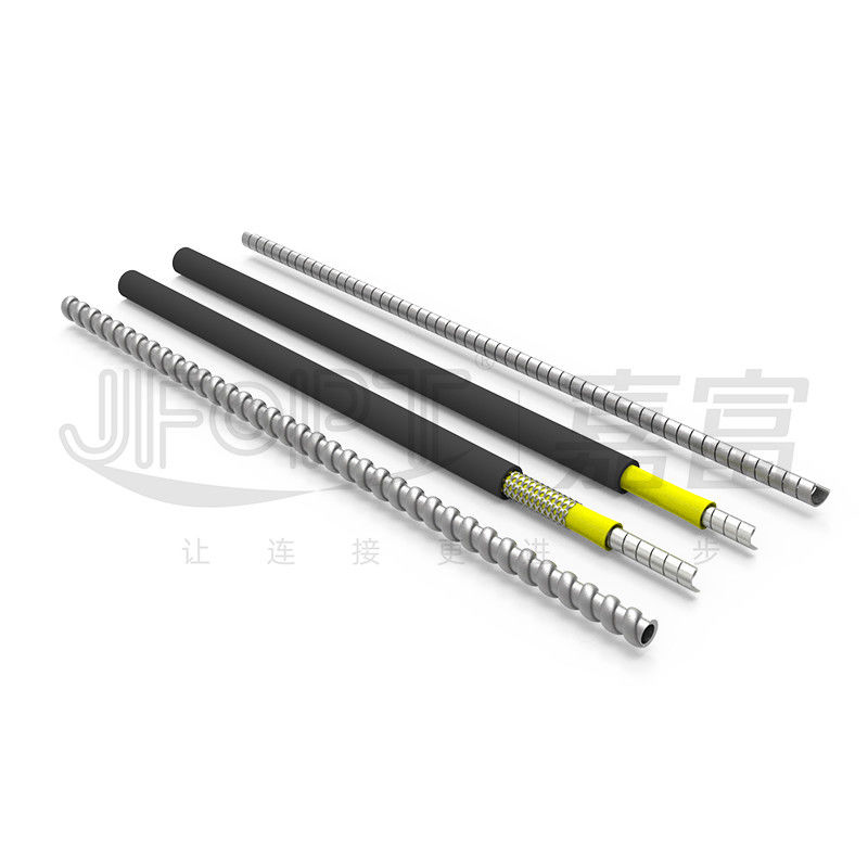 201 304 SS Kabel Serat Optik Lapis Baja Dalam Ruangan Dampak Tahan Tekuk Tarik Untuk Furkasi