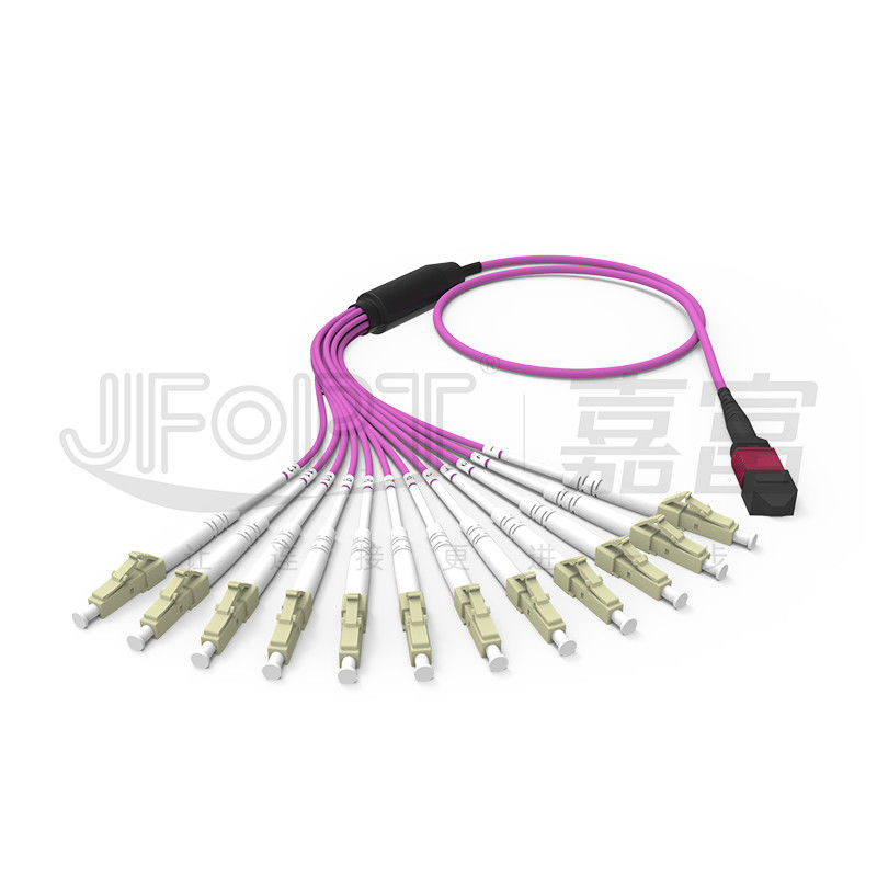 MPO MTP Kabel Serat Optik Lapis Baja Dalam Ruangan Kabel Patch Lapis Baja 3.0mm 3.5mm 4.0mm