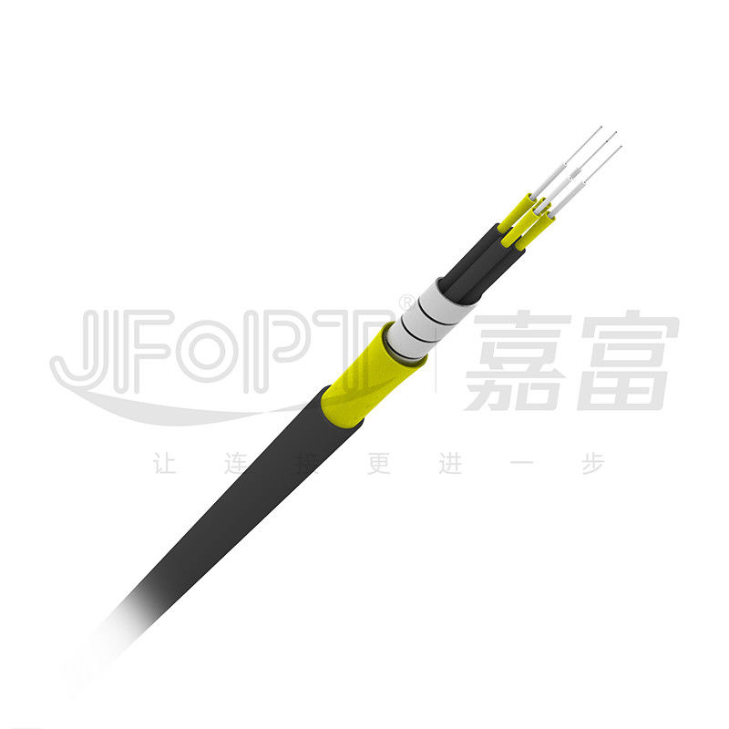 Kabel Serat Optik Multi Fiber Taktis Kabel FTTA Lapis Baja Untuk BBU RRU Pra Dihentikan