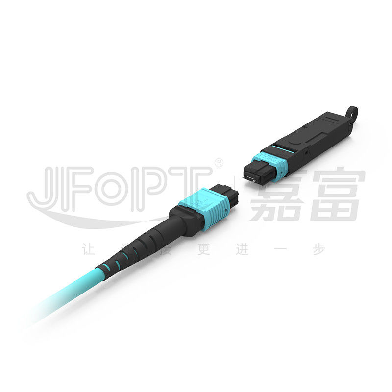 Kabel Patch MTP Mode Tunggal 12 Inti 6 Saluran Adaptor Loopback Serat Optik