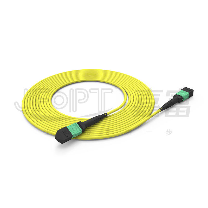 MTP 24 Core Single Mode OS2 Polarity A OFNP UL Rated Fiber Optic Patch Cord