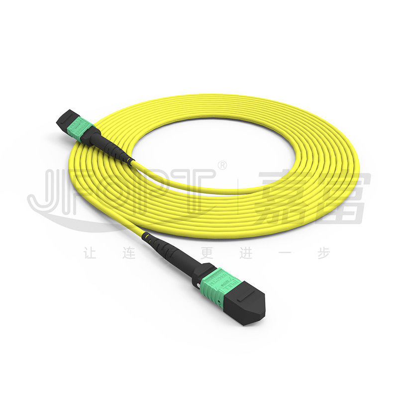 MTP 24 Core Single Mode OS2 Polarity A OFNP UL Rated Fiber Optic Patch Cord