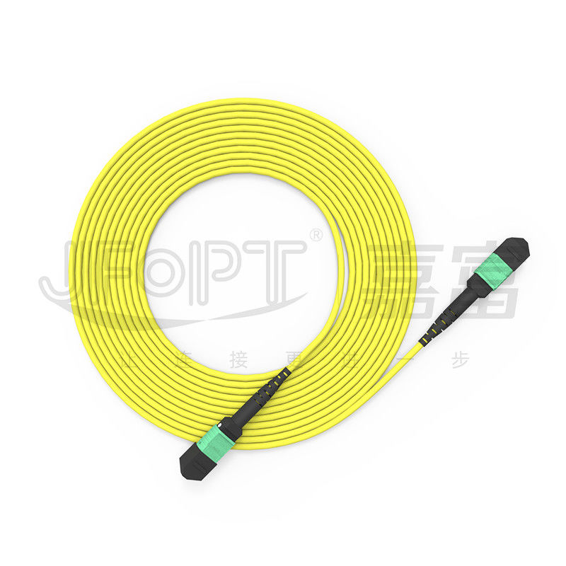 MTP 24 Core Single Mode OS2 Polarity A OFNP UL Rated Fiber Optic Patch Cord
