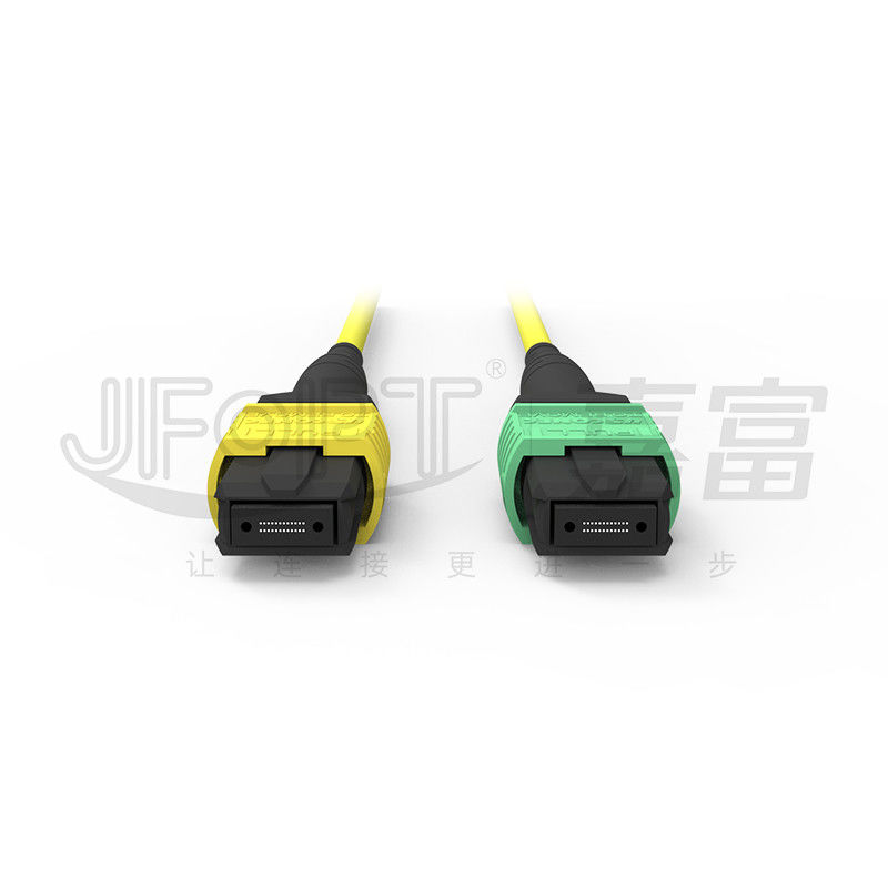 MTP 24 Core Single Mode OS2 Polarity A OFNP UL Rated Fiber Optic Patch Cord