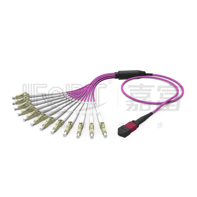 MPO-LC 3.0 Mini MPO Breakout Cable 2.0mm Cabang Kabel Patch Serat MPO