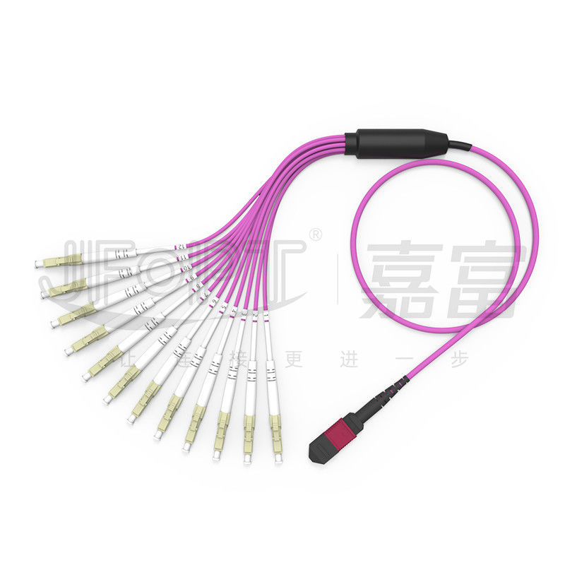 MPO-LC 3.0 Mini MPO Breakout Cable 2.0mm Cabang Kabel Patch Serat MPO