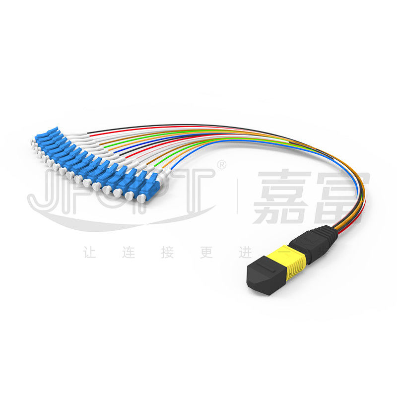 MPO-LC Patch Cord 16 Cores Single-mode Low Loss G657A1/G657A2 Kotak Modul Tipe A