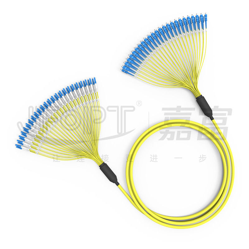 Bundel LC-SC Kabel Serat Optik Pra Dihentikan 48 Cabang Inti 2.0mm G652D G657A1