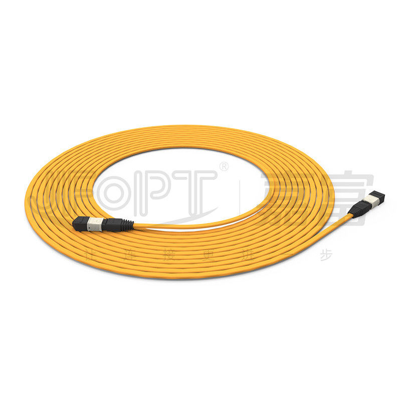 Kabel batang tahan api 12-core Multimode 50/125 OFNR/OFNP