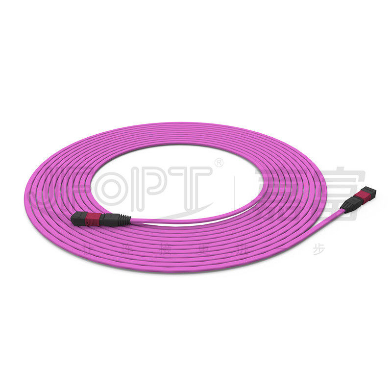 Kabel batang tahan api 12-core Multimode 50/125 OFNR/OFNP
