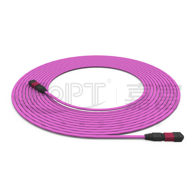 Kabel batang tahan api 12-core Multimode 50/125 OFNR/OFNP