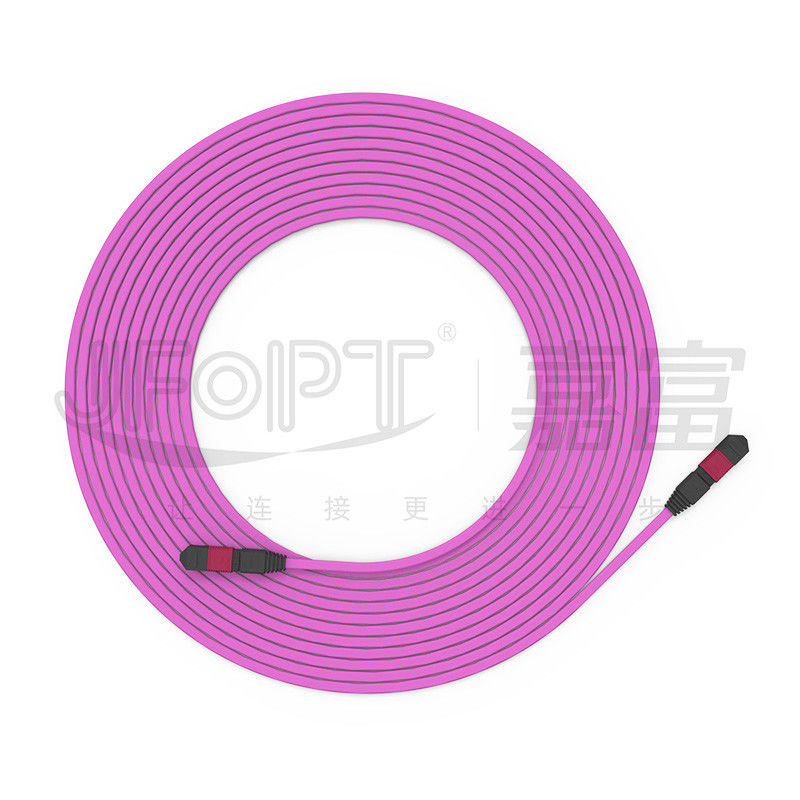 Kabel batang tahan api 12-core Multimode 50/125 OFNR/OFNP