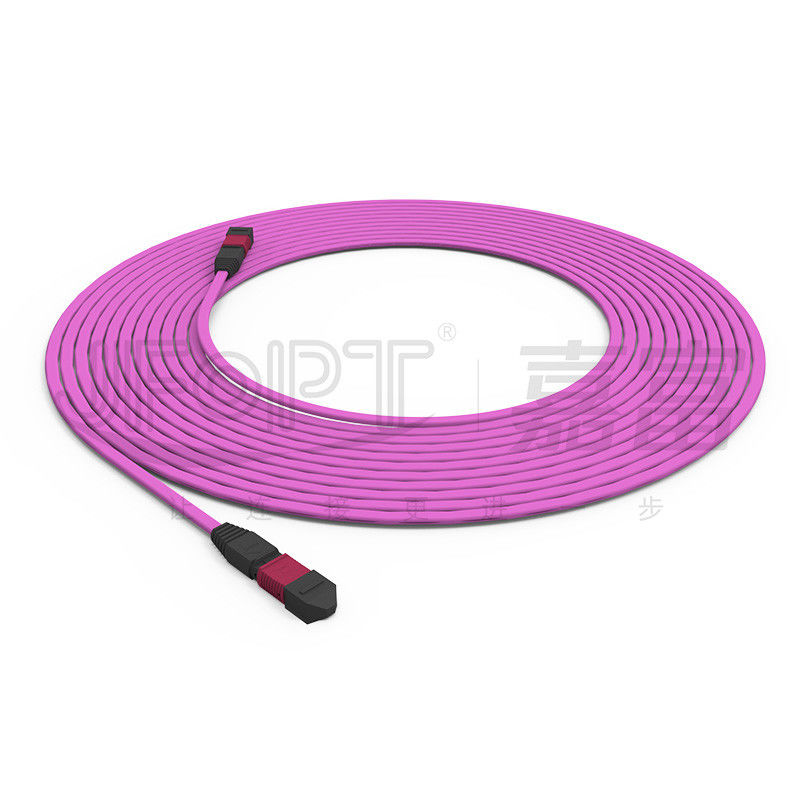 Kabel batang tahan api 12-core Multimode 50/125 OFNR/OFNP