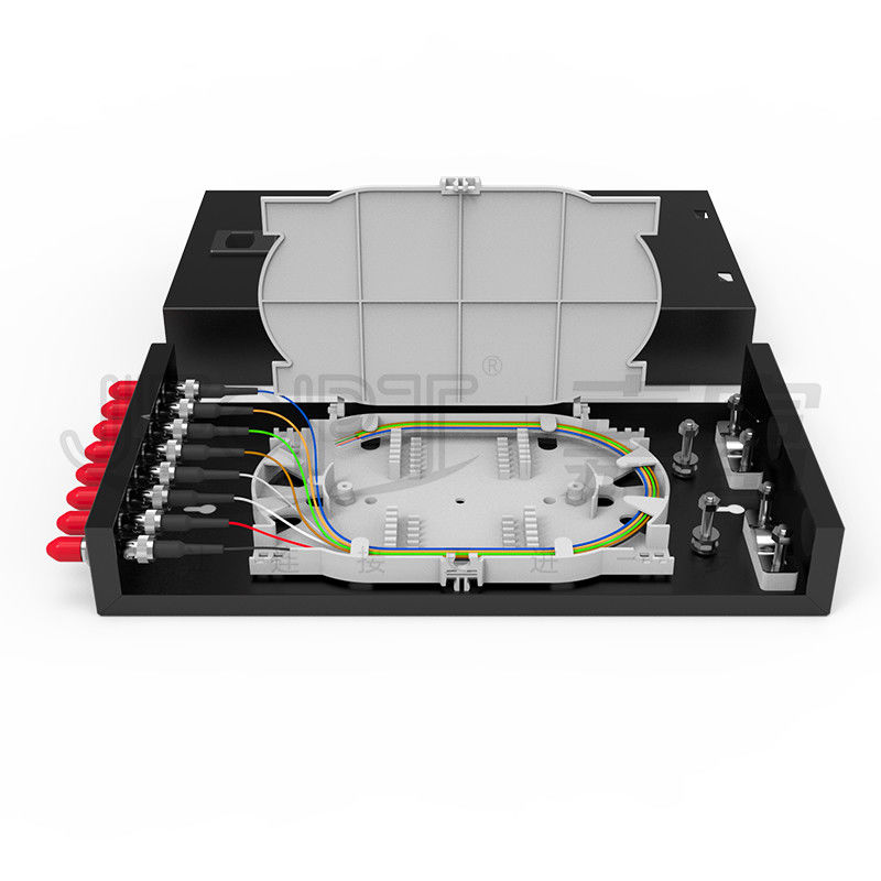 Fiber Optic Termination Box Desktop/Wall-Mounted SC/LC/FC/ST 8-12 Port Hitam
