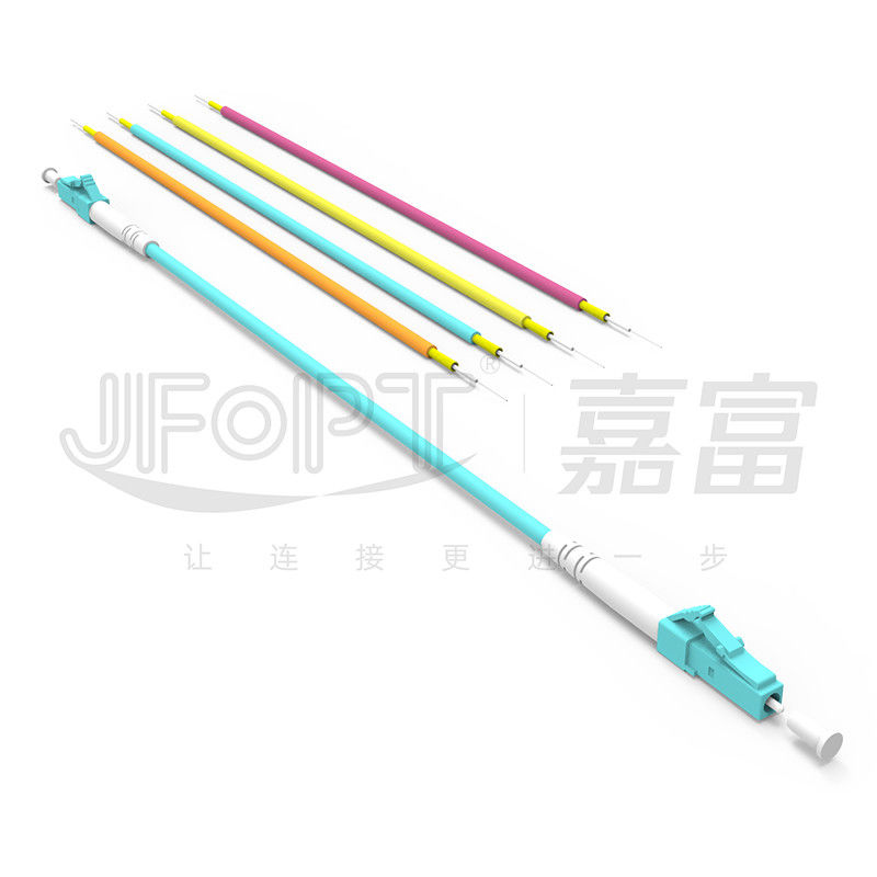 Multi Mode 2.0mm LC/APC SX Fiber Optic Patch Cord untuk Transmisi Data Berkecepatan Tinggi