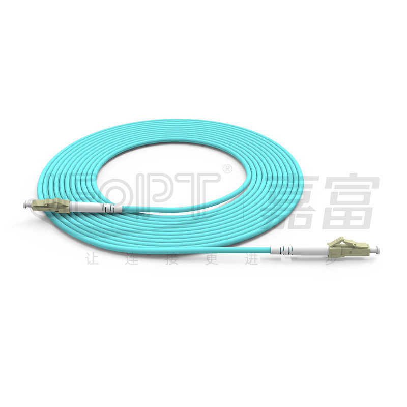 Multi Mode 2.0mm LC/APC SX Fiber Optic Patch Cord untuk Transmisi Data Berkecepatan Tinggi