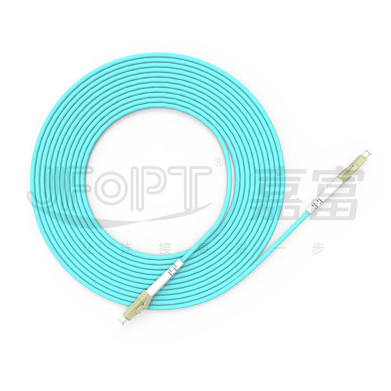 Multi Mode 2.0mm LC/APC SX Fiber Optic Patch Cord untuk Transmisi Data Berkecepatan Tinggi