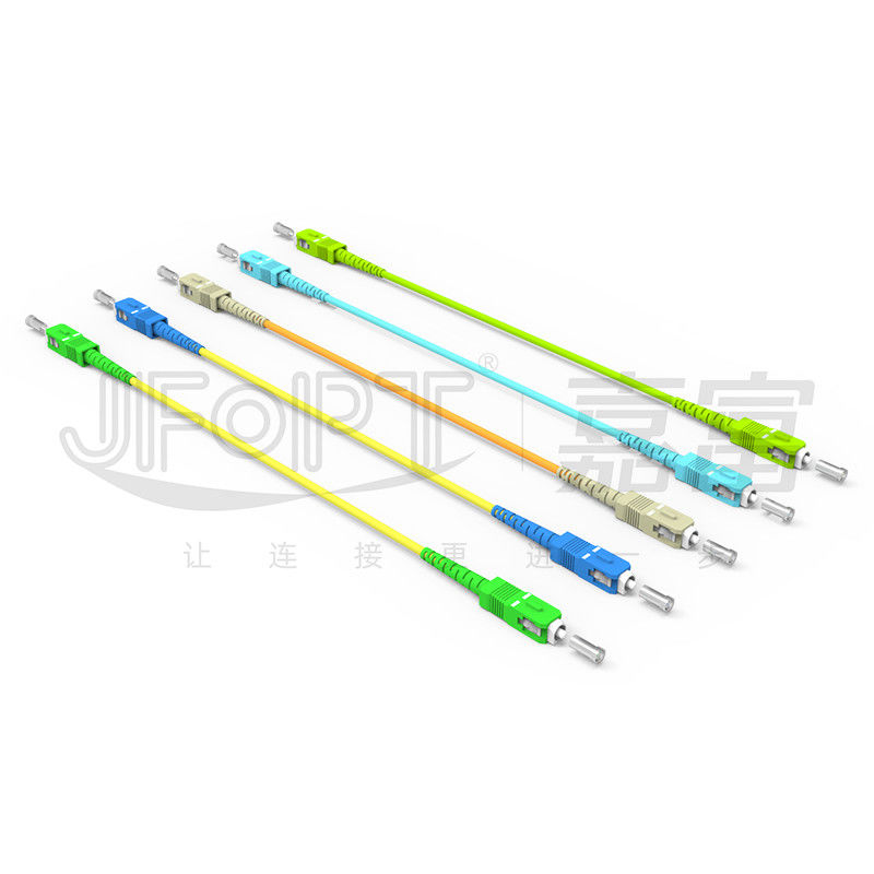 1m LSZH OEM SC-SC/UPC SX OS1/OS2/OM3/OM4 Fiber Optic Patch Cord dengan Ferrule Keramik