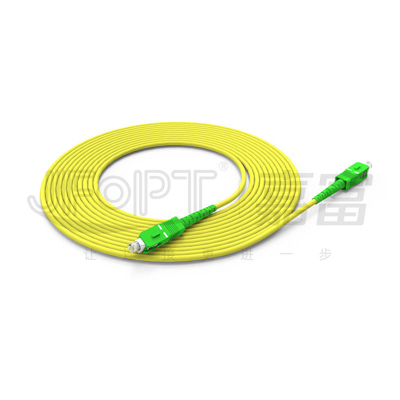 1m LSZH OEM SC-SC/UPC SX OS1/OS2/OM3/OM4 Fiber Optic Patch Cord dengan Ferrule Keramik