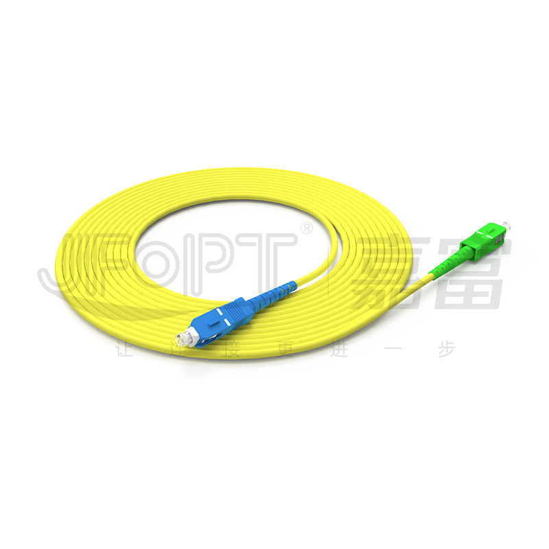 1m LSZH OEM SC-SC/UPC SX OS1/OS2/OM3/OM4 Fiber Optic Patch Cord dengan Ferrule Keramik