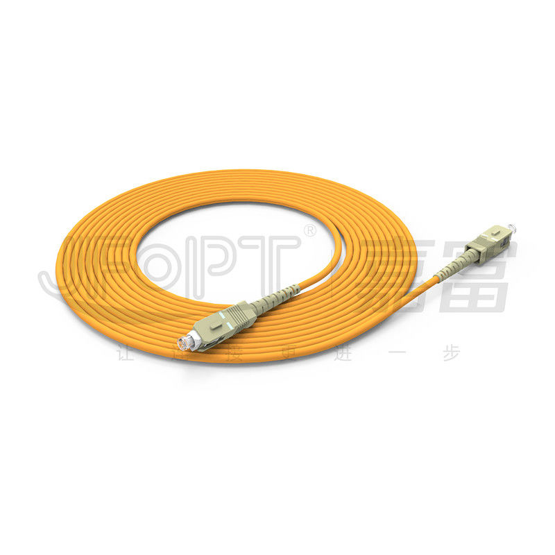 1m LSZH OEM SC-SC/UPC SX OS1/OS2/OM3/OM4 Fiber Optic Patch Cord dengan Ferrule Keramik
