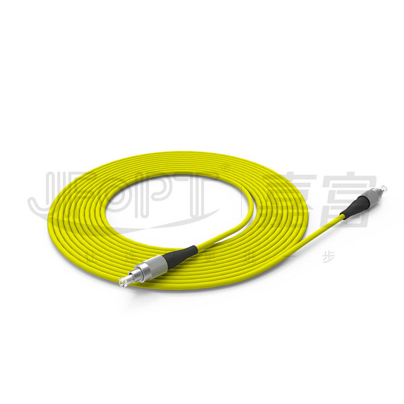 FC Connector Single Mode Fiber Jumpers Untuk Metal Terminal Box dengan Buckle Lock OEM