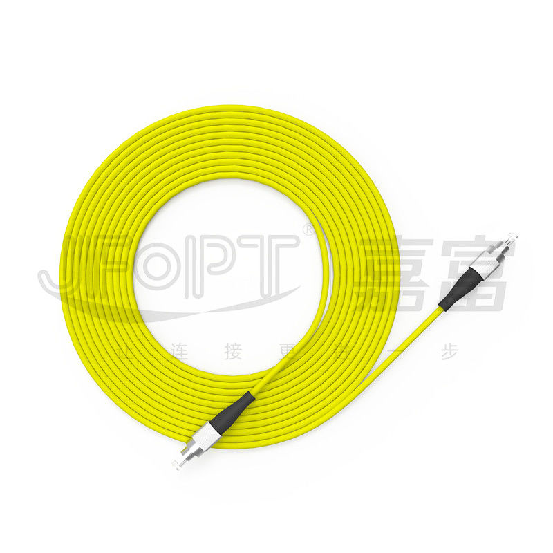 FC Connector Single Mode Fiber Jumpers Untuk Metal Terminal Box dengan Buckle Lock OEM