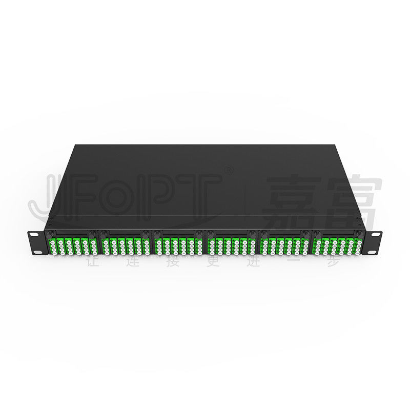 Chassis Modular Densitas Tinggi Untuk LC Quadruple Adapter MPO SM SL 144-core MPO-LC Patch Panel Fusion-free Module Box
