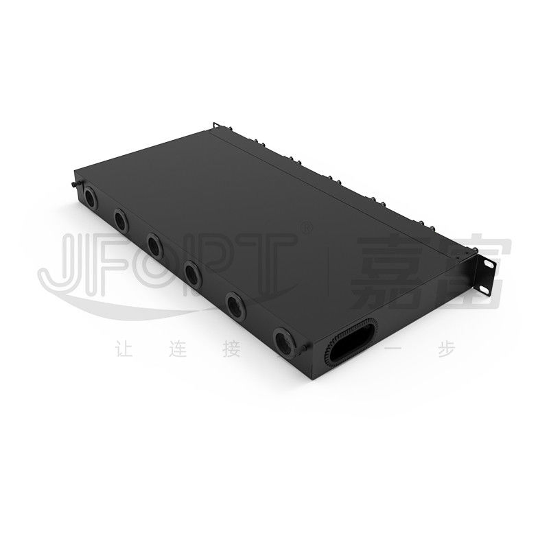 Chassis Modular Densitas Tinggi Untuk LC Quadruple Adapter MPO SM SL 144-core MPO-LC Patch Panel Fusion-free Module Box